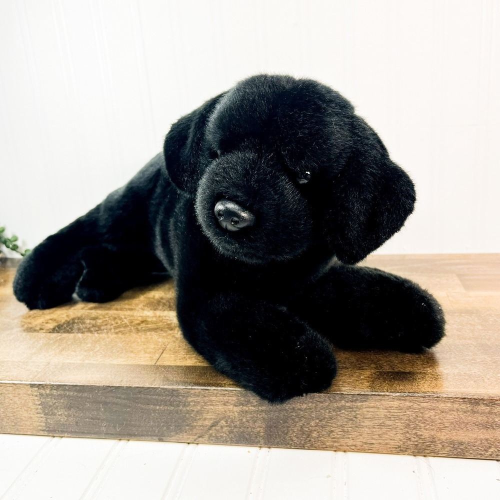 Blythe The Black Lab | 17 Inch Stuffed Animal Plush | By TigerHart Toys